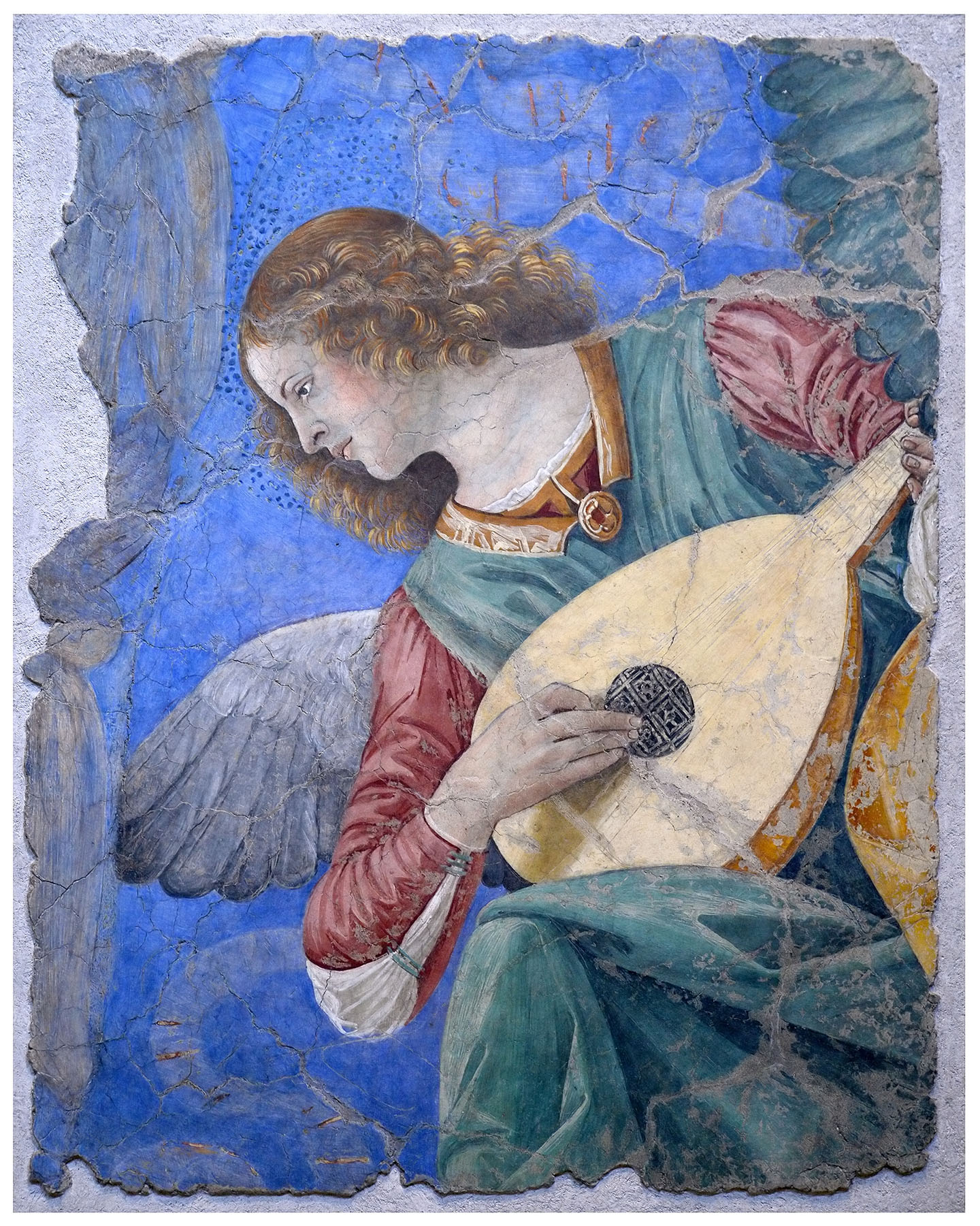 lute playing angel