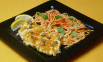 Chicken Milanese With Spaghetti Pomodoro