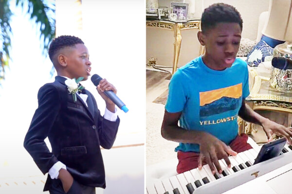 Boy Who Went Viral Singing at His Parents' Vow Renewal Releases His First Song—and His Voice Is Magical