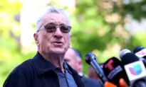 Robert De Niro, Jan. 6 Police Officers Rally for Biden Outside Trump Trial in Manhattan