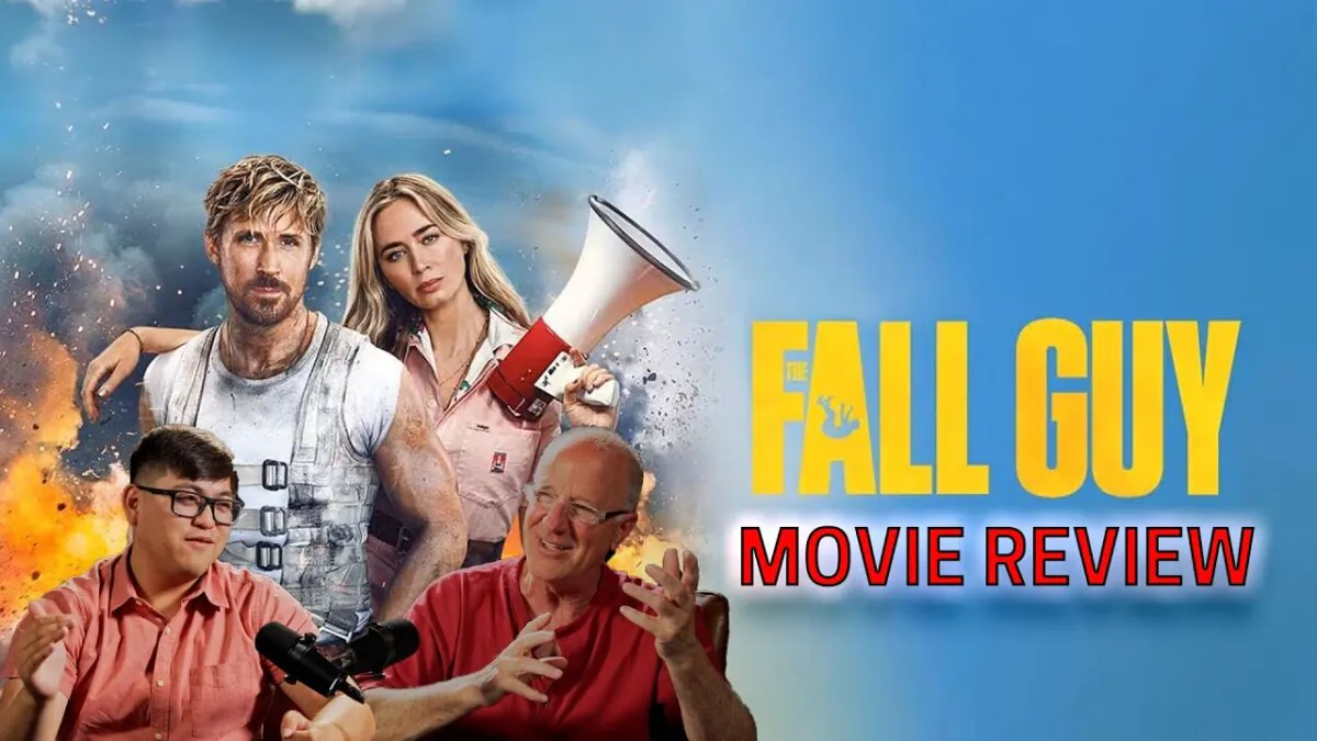 The hosts of The Reel Generation Gap review the movie Fall Guy. (NTD)