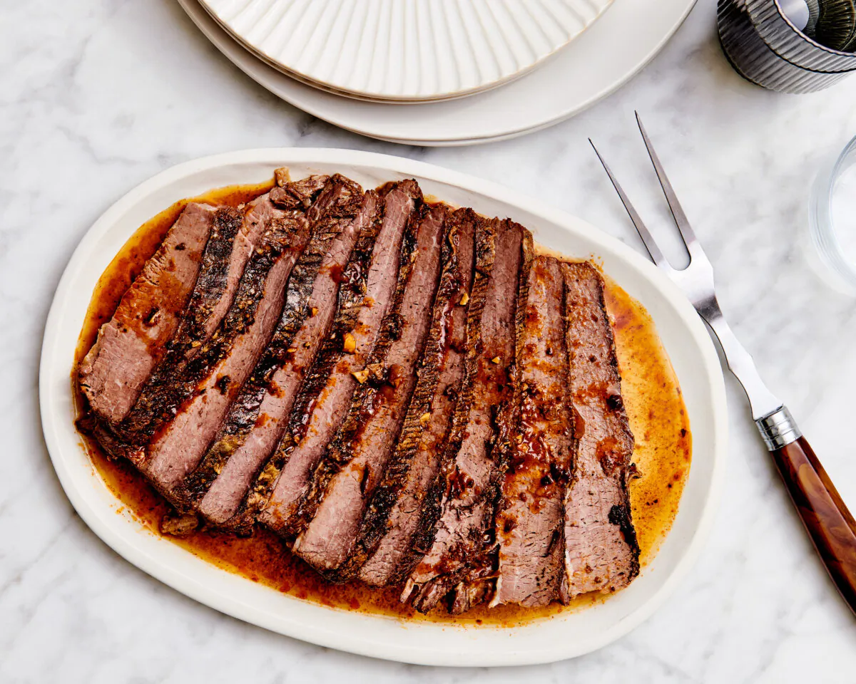 Slicing brisket properly will help give you melt-in-your-mouth meat. (Paola + Murray/TNS)