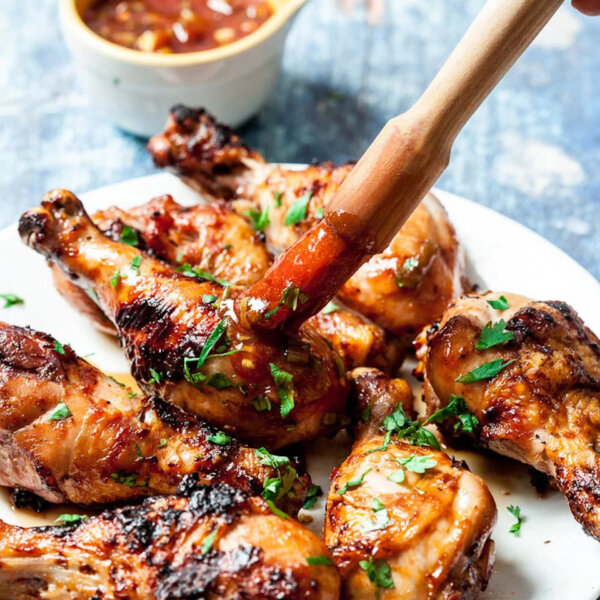 The Best Grilled Chicken Legs