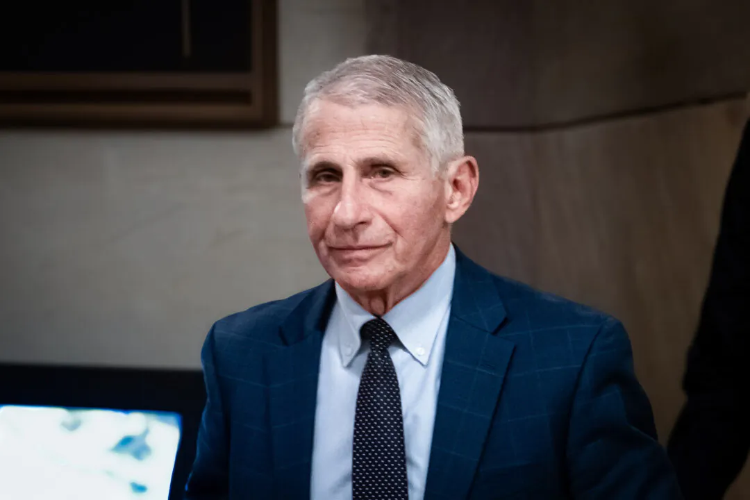 Former Director of the U.S. National Institute of Allergy and Infectious Diseases Dr. Anthony Fauci in Washington on Jan. 8, 2024. (Madalina Vasiliu/The Epoch Times)