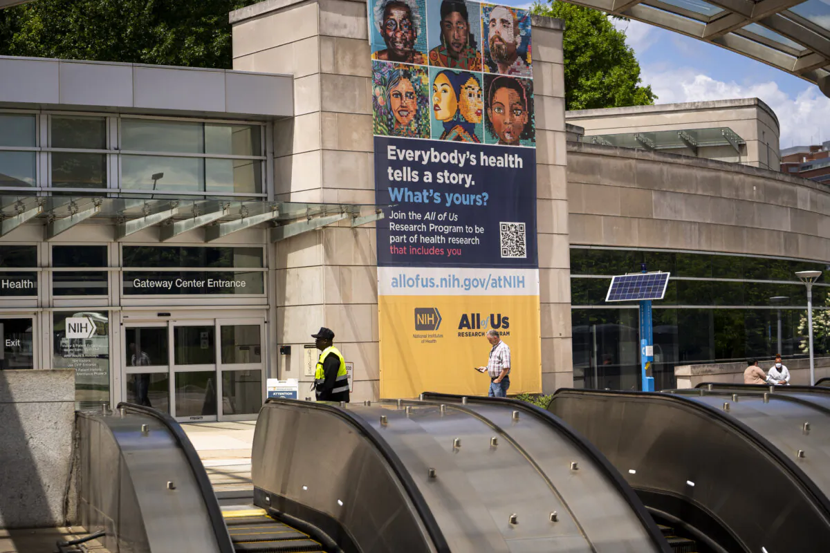 The National Institutes of Health in Bethesda, Md., on May 30, 2024. (Madalina Vasiliu/The Epoch Times)