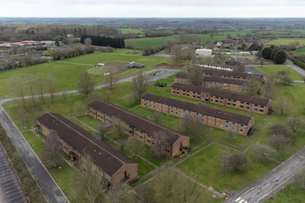 A view of RAF Wethersfield in Essex, England, on March 29, 2023. (Joe Giddens/PA Wire)