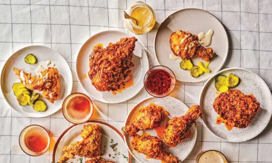 Billy D’s Fried Chicken With Nashville Hot Dip and White Barbecue Sauce