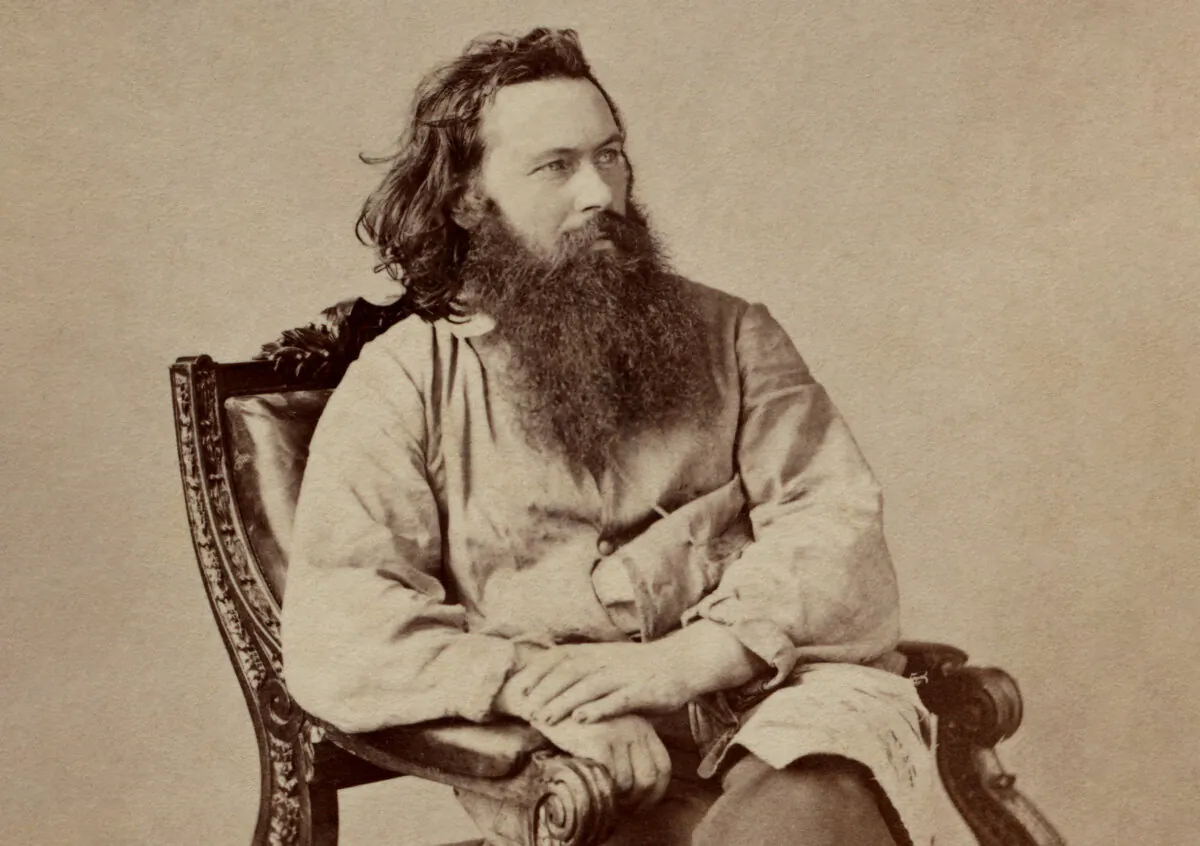 A detail from the portrait of Civil War photographer Alexander Gardner, 1862, by James Gardner. National Portrait Gallery, Smithsonian Institution, Washington. (Public Domain)