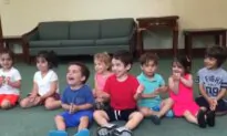 Hysterical and Contagious Laughing Boy in Music Class