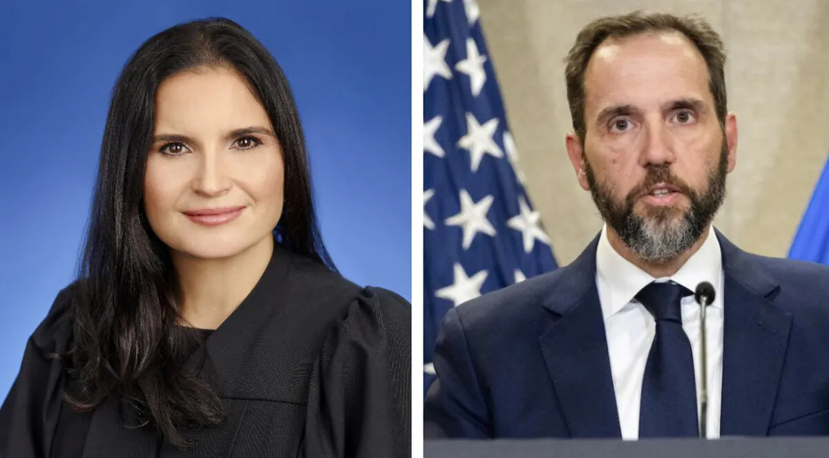 (Left) U.S. District Judge Aileen Cannon. (Right) Special counsel Jack Smith. (U.S. Southern District of Florida; Saul Loeb/AFP via Getty Images)
