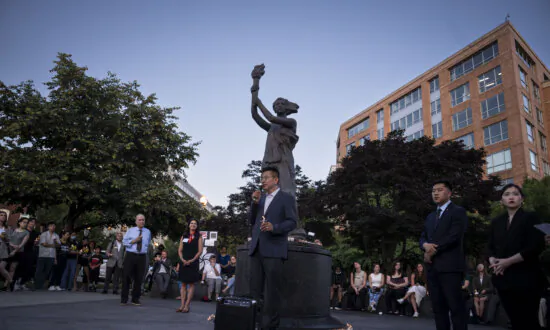 Victims of Communism Memorial Foundation Holds Tiananmen Square Massacre Vigil