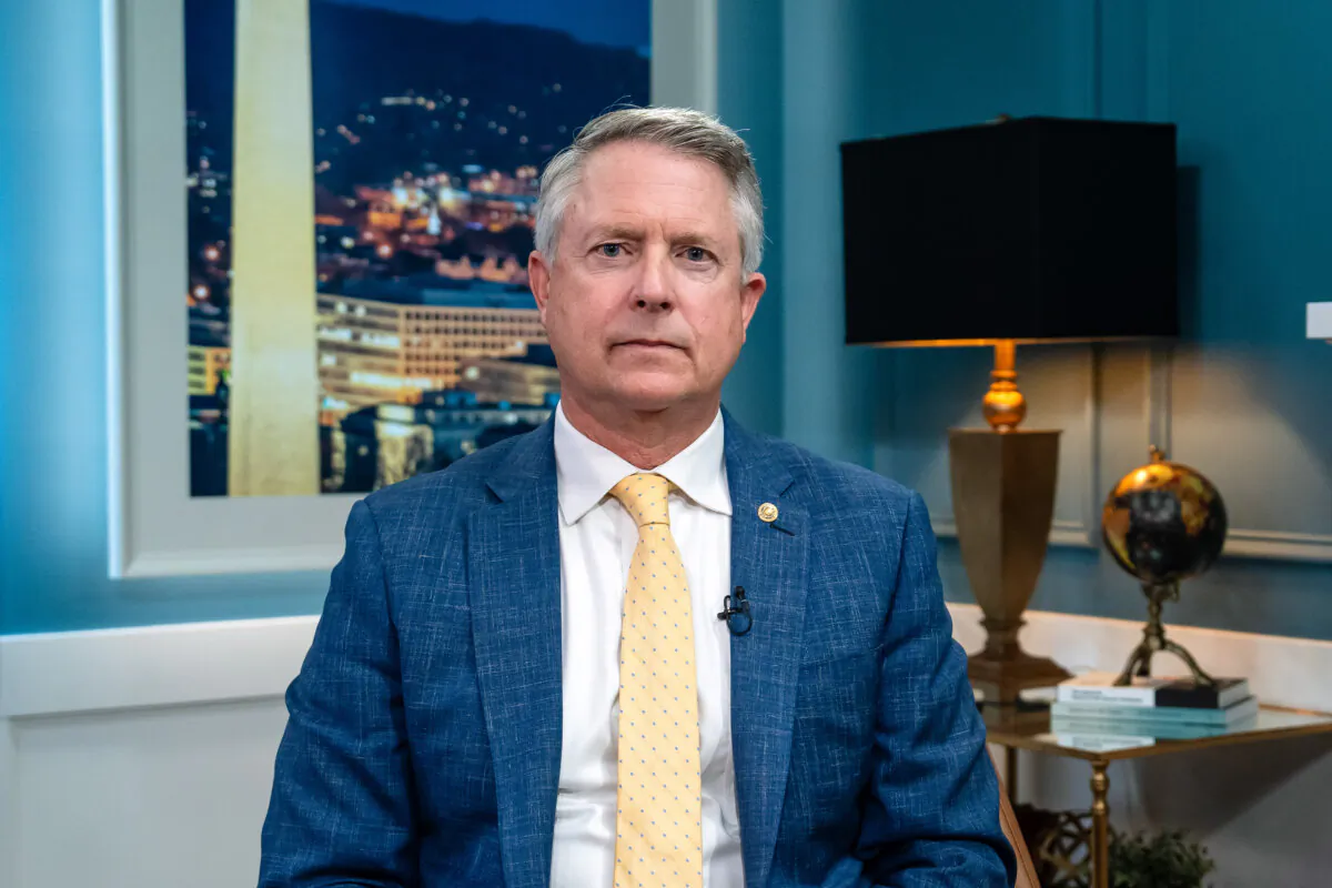 Sen. Roger Marshall (R-Kan.) at an interview with The Epoch Times in Washington on June 3, 2024. (Madalina Vasiliu/The Epoch Times)