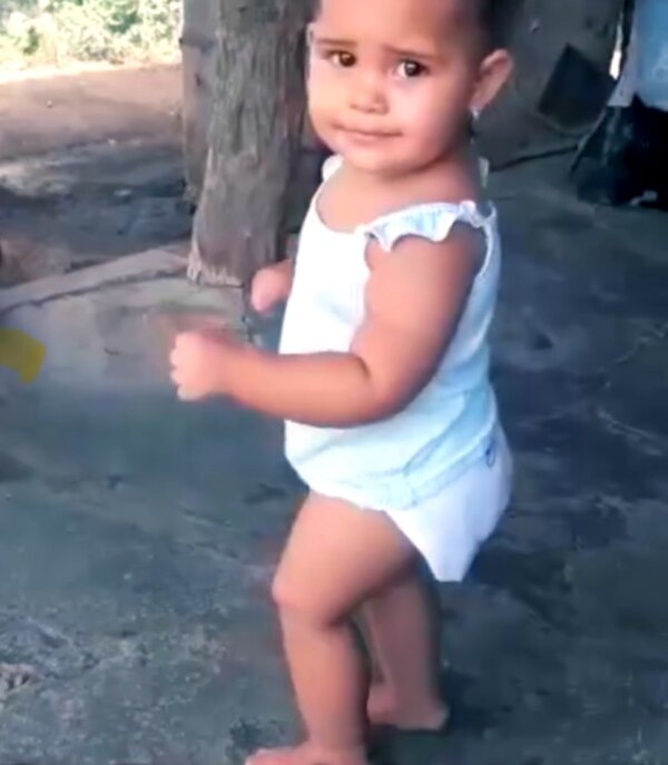 Baby Dances Alone to Music
