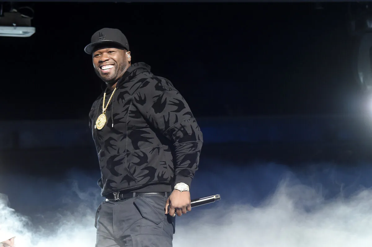 Curtis "50 Cent" Jackson takes the stage during the Starz "Power" The Fifth Season NYC Red Carpet Premiere Event & After Party on June 28, 2018, in New York City.  (Jamie McCarthy / Getty Images for Starz Entertainment LLC)