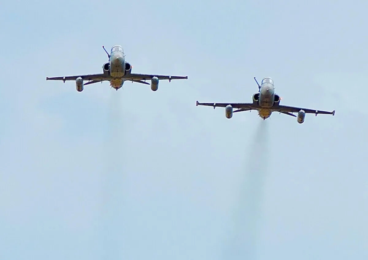Malaysian fighter jets taking part in a joint Five Powers Defence Arrangement operation in October 2023. (Courtesy of the Malaysian Ministry of Defence)
