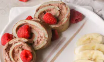 Healthy Chocolate Cream Rolls