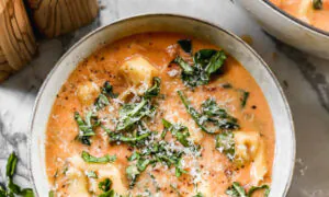 Creamy Tortellini Soup