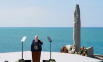 Biden Calls for Upholding Democracy in Normandy Cliff Speech