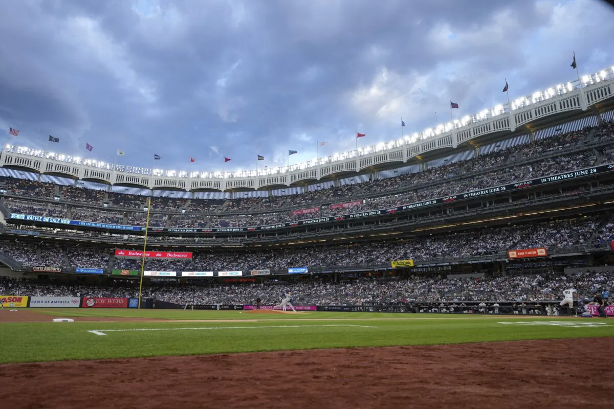 Los Angeles Dodgers' Yoshinobu Yamamoto pitches to New York Yankees' Aaron Judge during the first inning of a baseball game in New York on June 7, 2024. (Frank Franklin II/AP Photo)