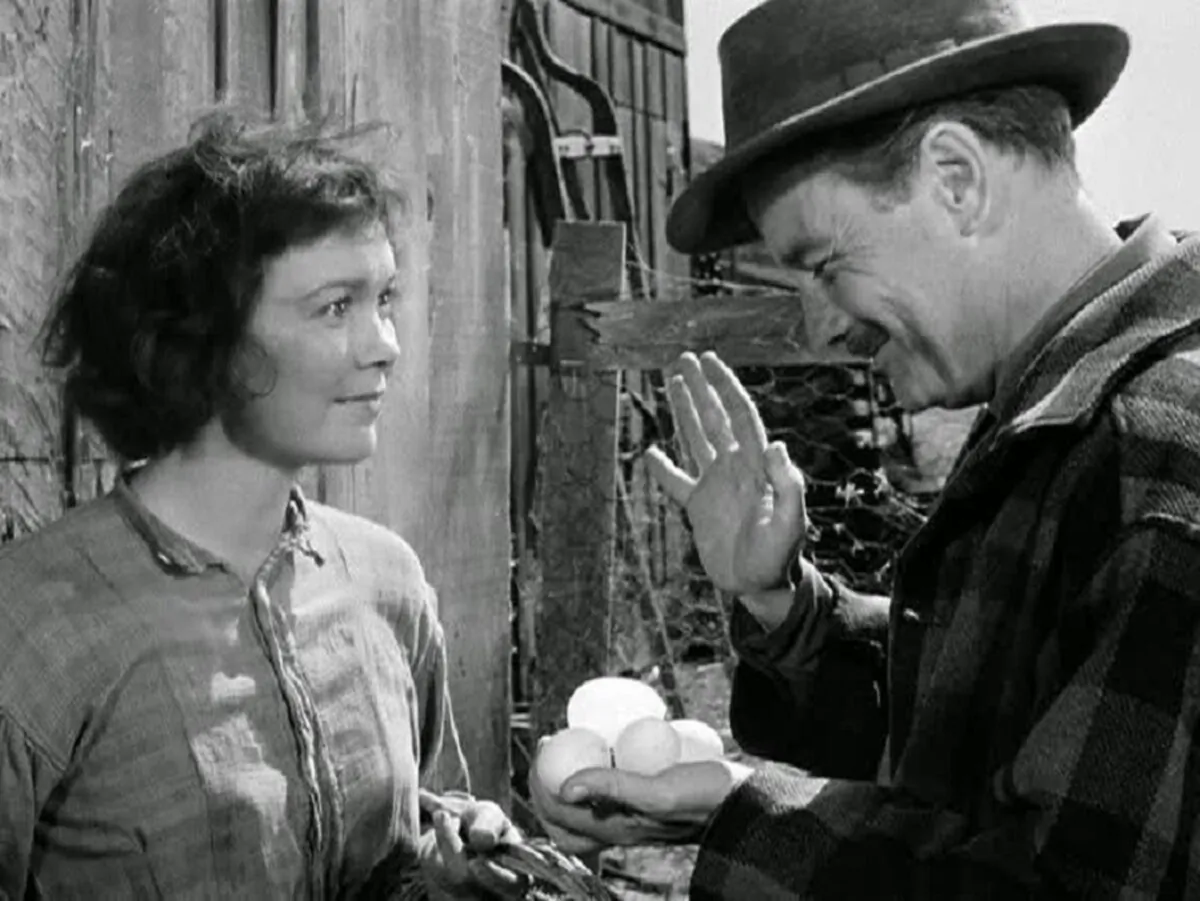 Belinda McDonald (Jane Wyman) and Dr. Robert Richardson (Lew Ayres), in “Johnny Belinda.” (Warner Bros.)