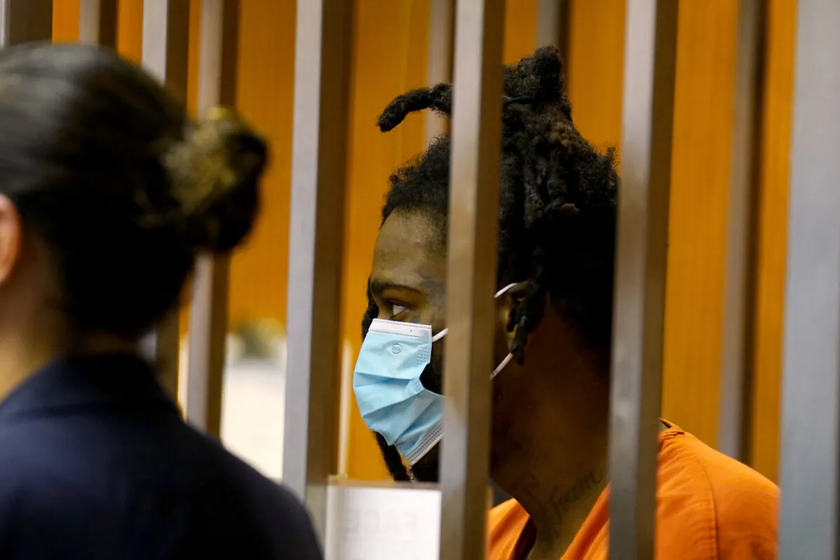 Smiley Martin makes his first appearance in Sacramento County Superior Court, in Sacramento, Calif., on April 22, 2022. (Rich Pedroncelli/AP Photo)