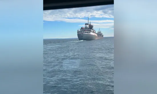 Freighter Ship in Lake Superior Collides With Something Underwater, Coast Guards Says