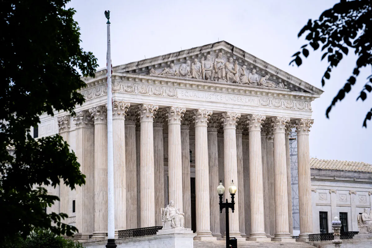 The U.S. Supreme Court in Washington on May 29, 2024. (Madalina Vasiliu/The Epoch Times)