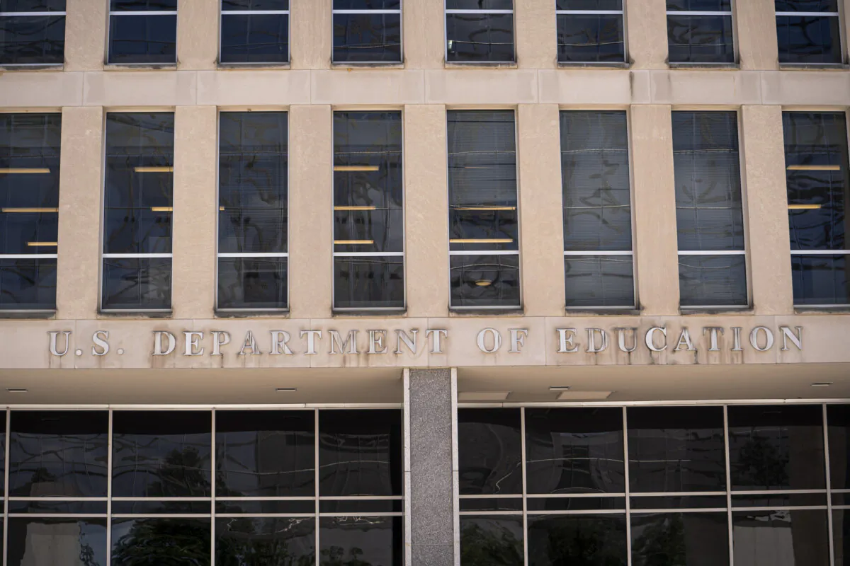 The U.S. Department of Education in Washington on June 10, 2024. (Madalina Vasiliu/The Epoch Times)