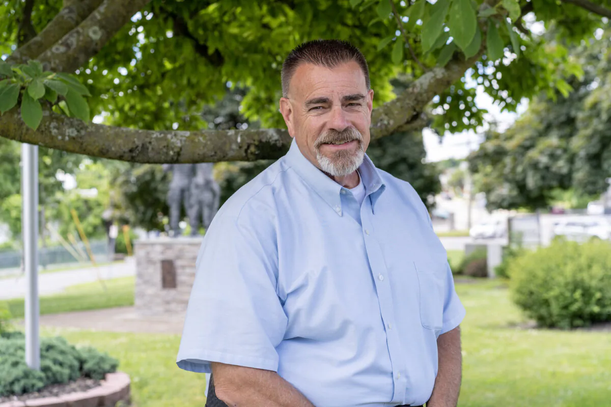 New York state 100th Assembly District Republican candidate Louis Ingrassia in Middletown, N.Y., on June 10, 2024. (Cara Ding/The Epoch Times)