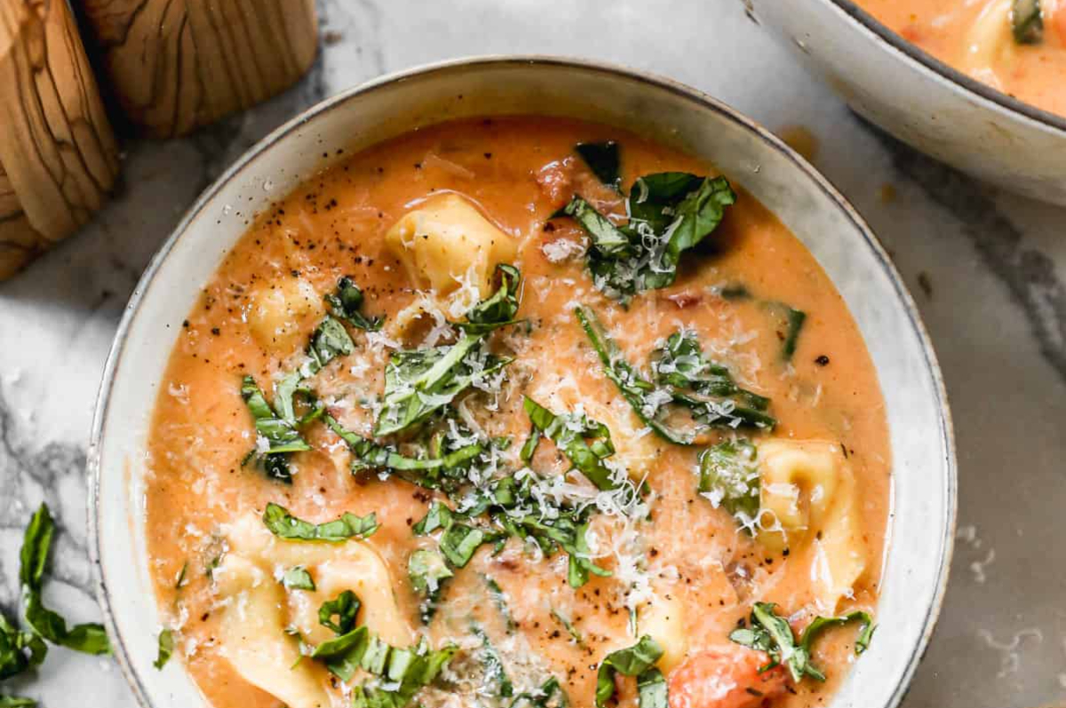 Creamy Tortellini Soup