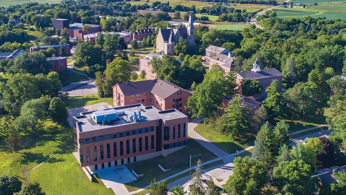Cornell College in Mount Vernon, Iowa, in a file photo. (Courtesy of Cornell College via CNN Newsource)