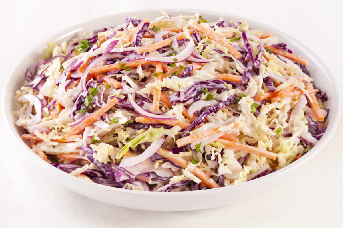 Little adjustments like apple in the slaw and celery seed in the potato salad are familiar tiny twists. (Dreamstime/TNS)