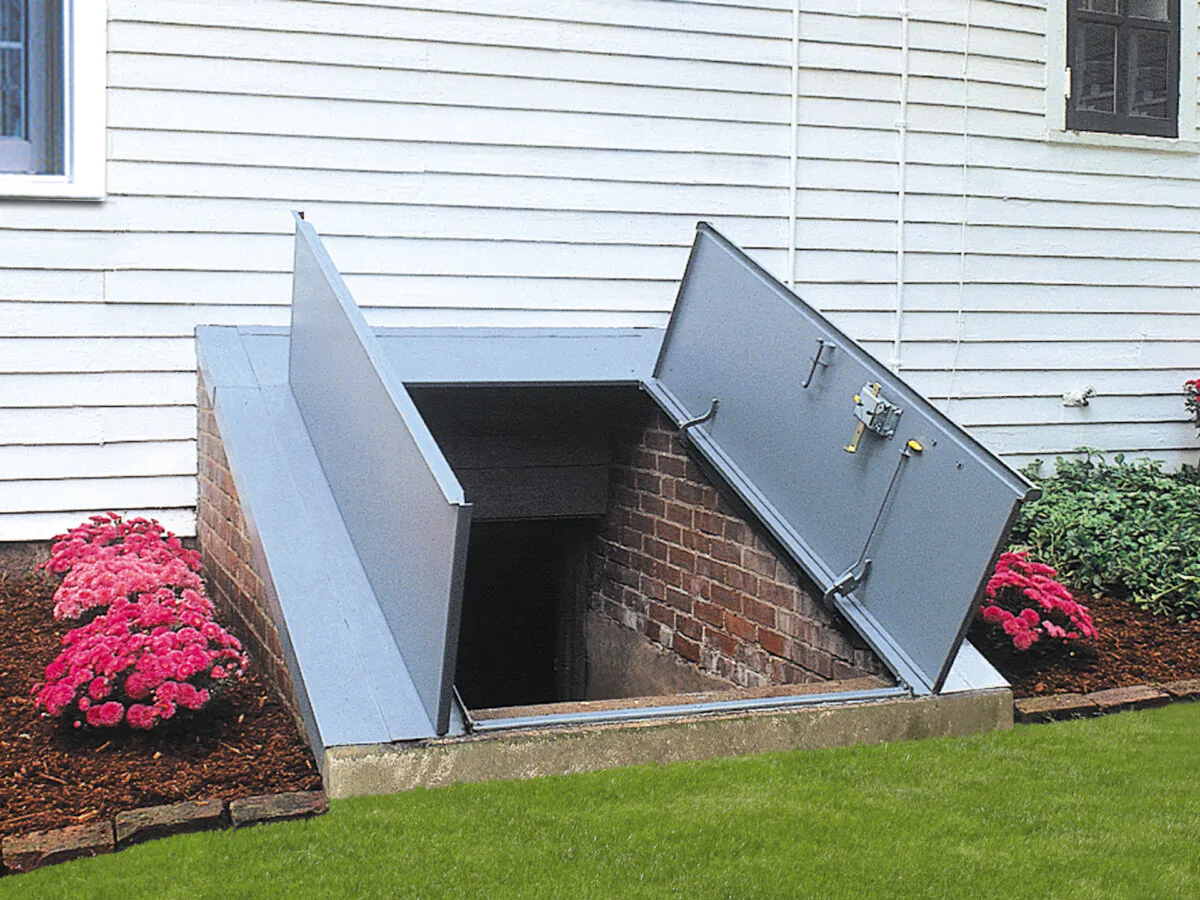 A sturdy new cellar door provides an easy opening and direct access to a basement. (Bilco/TNS)