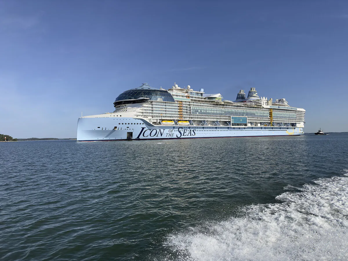 The Icon of the Seas features a diverse variety of stateroom categories—from inside staterooms to an ultra-luxurious two-story ultimate family suite complete with a slide from the second floor down to the first. It is also home to the largest water park at sea. (Royal Caribbean/TNS)
