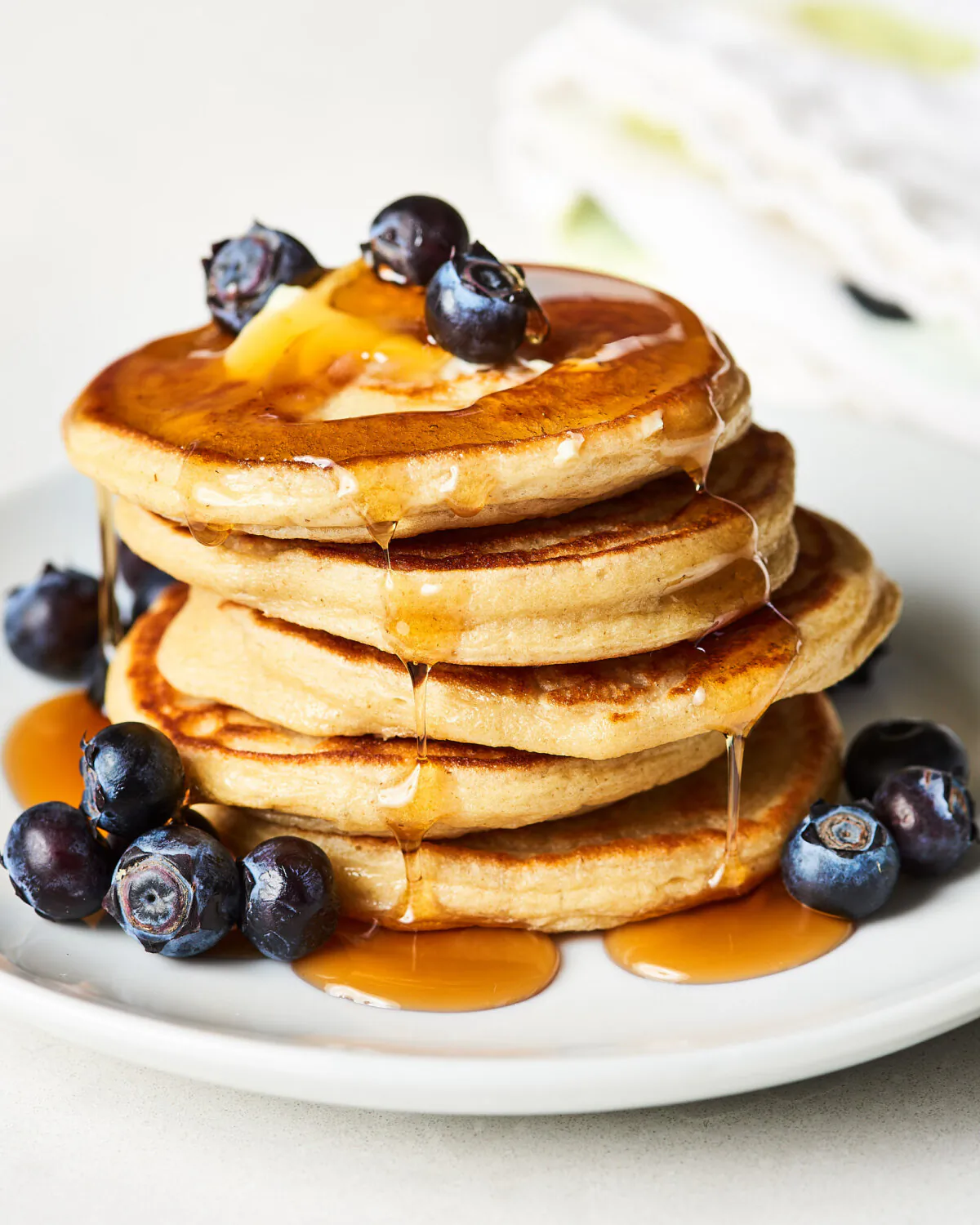 These high-protein pancakes have the most incredible fluffy texture and subtly sweet flavor. (Joe Lingeman/TNS)