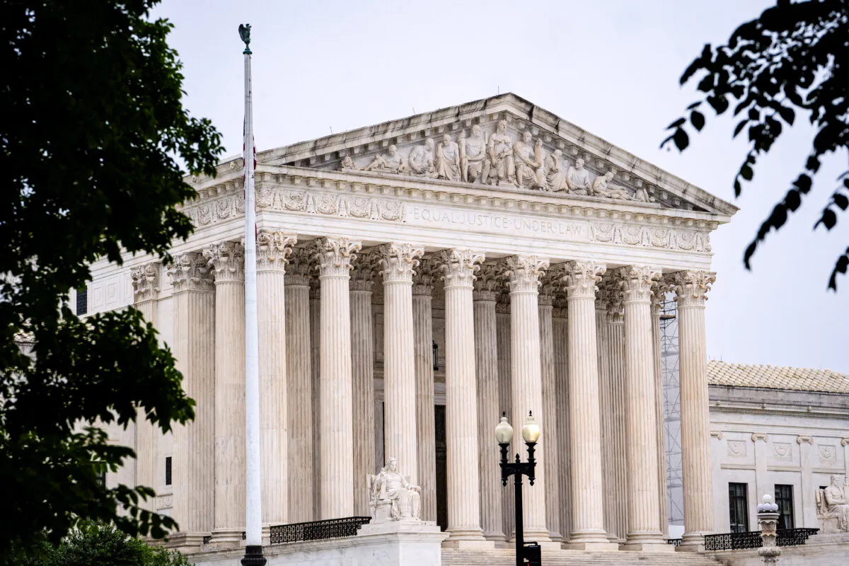 The U.S. Supreme Court in Washington on May 29, 2024. (Madalina Vasiliu/The Epoch Times)