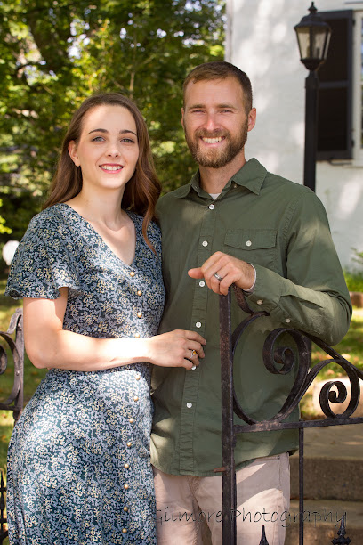 Amy with her husband, Zack.