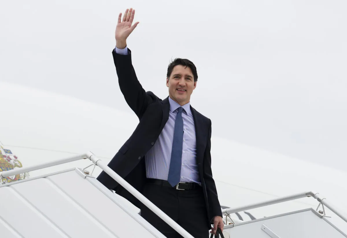 Prime Minister Justin Trudeau departs Ottawa on June 12, 2024, on route to Italy to attend the G7 Summit. (The Canadian Press/Sean Kilpatrick)
