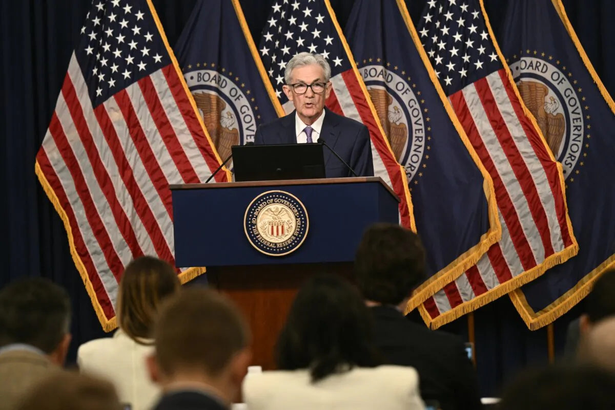 Federal Reserve Chair Jerome Powell holds press conference following a Monetary Policy Committee meeting at the Federal Reserve in Washington on June 12, 2024. (Brendan Smialowski/AFP via Getty Images)