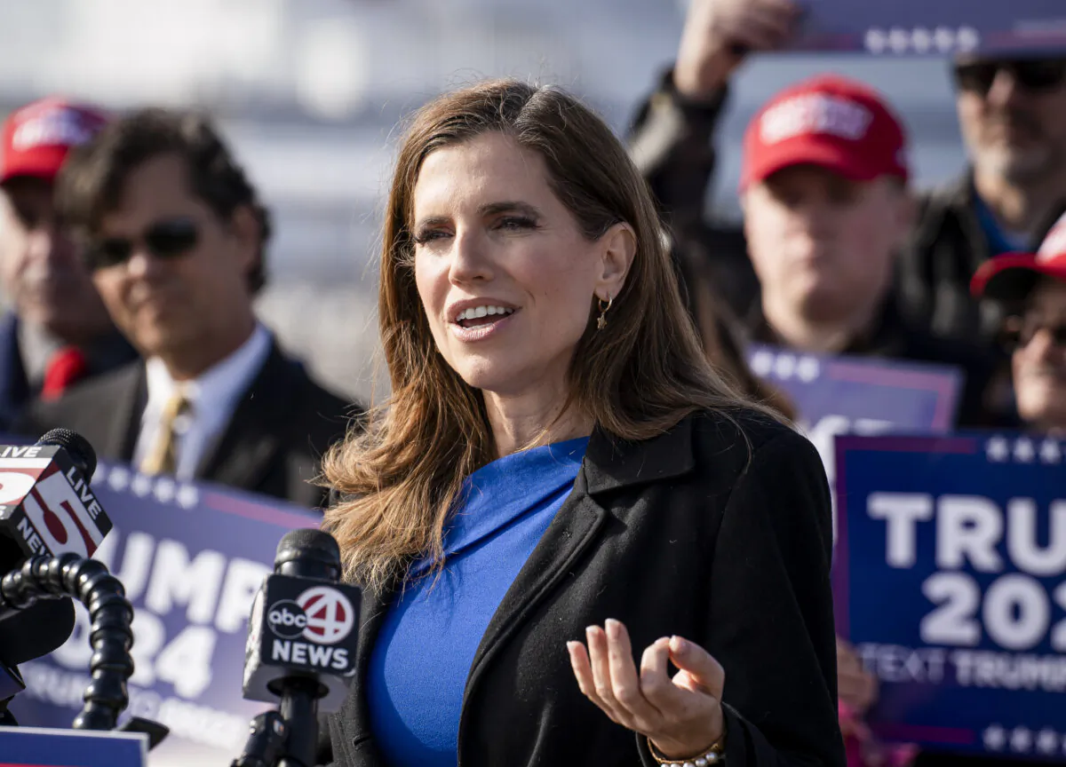 Rep. Nancy Mace (R-S.C.) speaks during an event in Mount Pleasant, S.C., on Feb. 2, 2024. (Madalina Vasiliu/The Epoch Times)