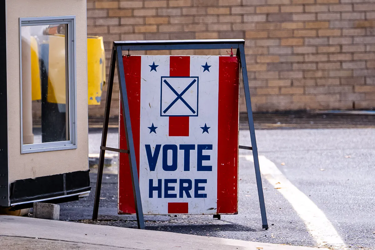 A voting site during the primary election in Cape May, N.J., on June 4, 2024. (Madalina Vasiliu/The Epoch Times)