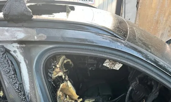 Hybrid Car Catches on Fire, Injuring Firefighter