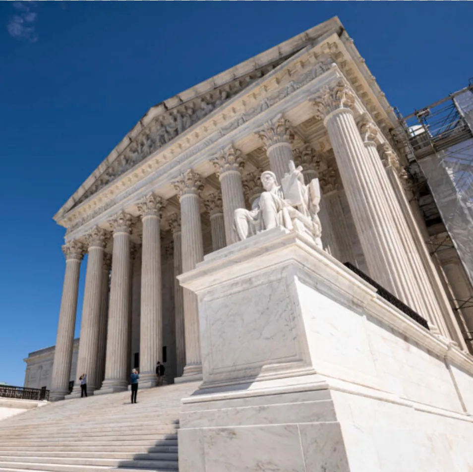 The U.S. Supreme Court in Washington on April 8, 2024. (Madalina Vasiliu/The Epoch Times)