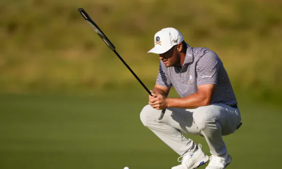 DeChambeau in the Mix at Another Major and Shares Early 36–hole US Open Lead With Detry