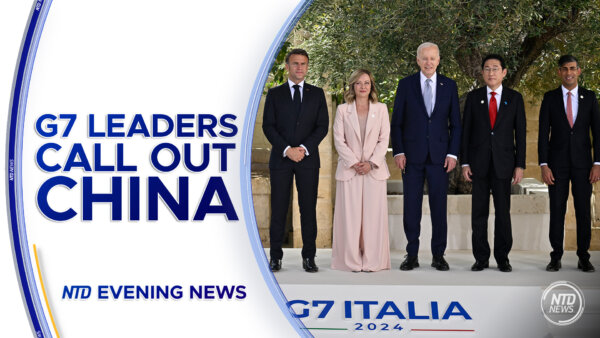 G7 Leaders Call Out China