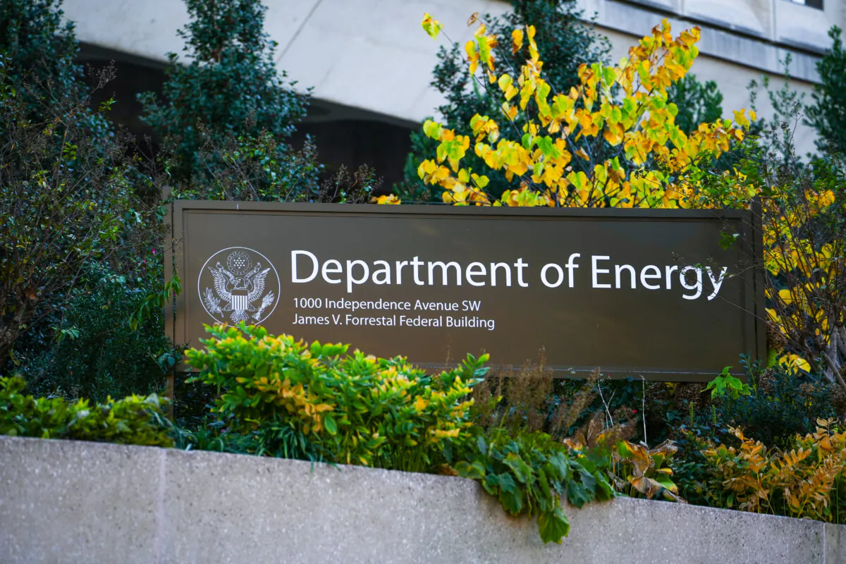 The Department of Energy building in Washington on Nov. 13, 2023. (Madalina Vasiliu/The Epoch Times)