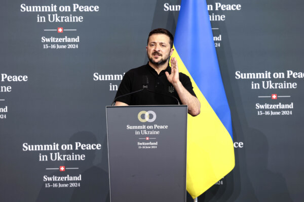 Zelenskyy Holds Press Conference on Final Day of ‘Summit on Peace in Ukraine’