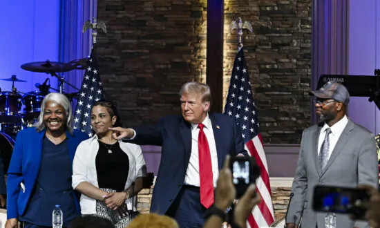 Trump Courts Black Voters at Detroit Event