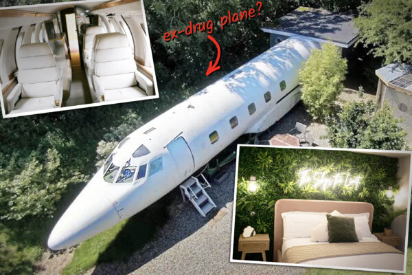 Man Buys Luxury Jet Seized From Cartel, Turns It Into Posh Airbnb With King-Size Bed—Look Inside