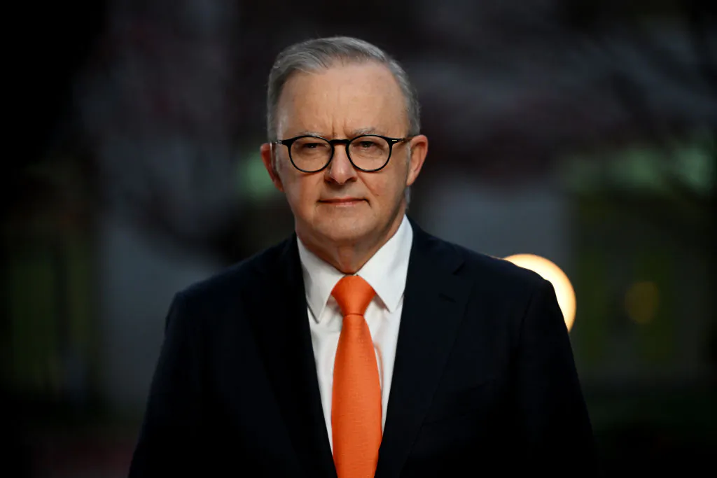 Australian Prime Minister Anthony Albanese says nuclear power is more expensive. (Tracey Nearmy/Getty Images)